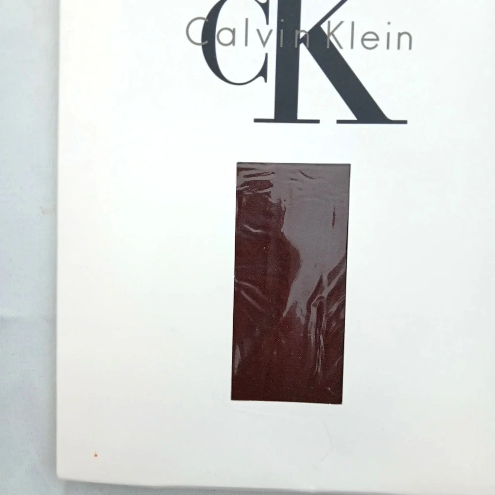 NWT Calvin‎ Klein 2 Pack Control Top Pantyhose Hickory Size 2 Opaque Hosiery